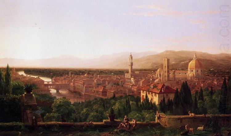 View of Florence from San Miniato, Thomas Cole